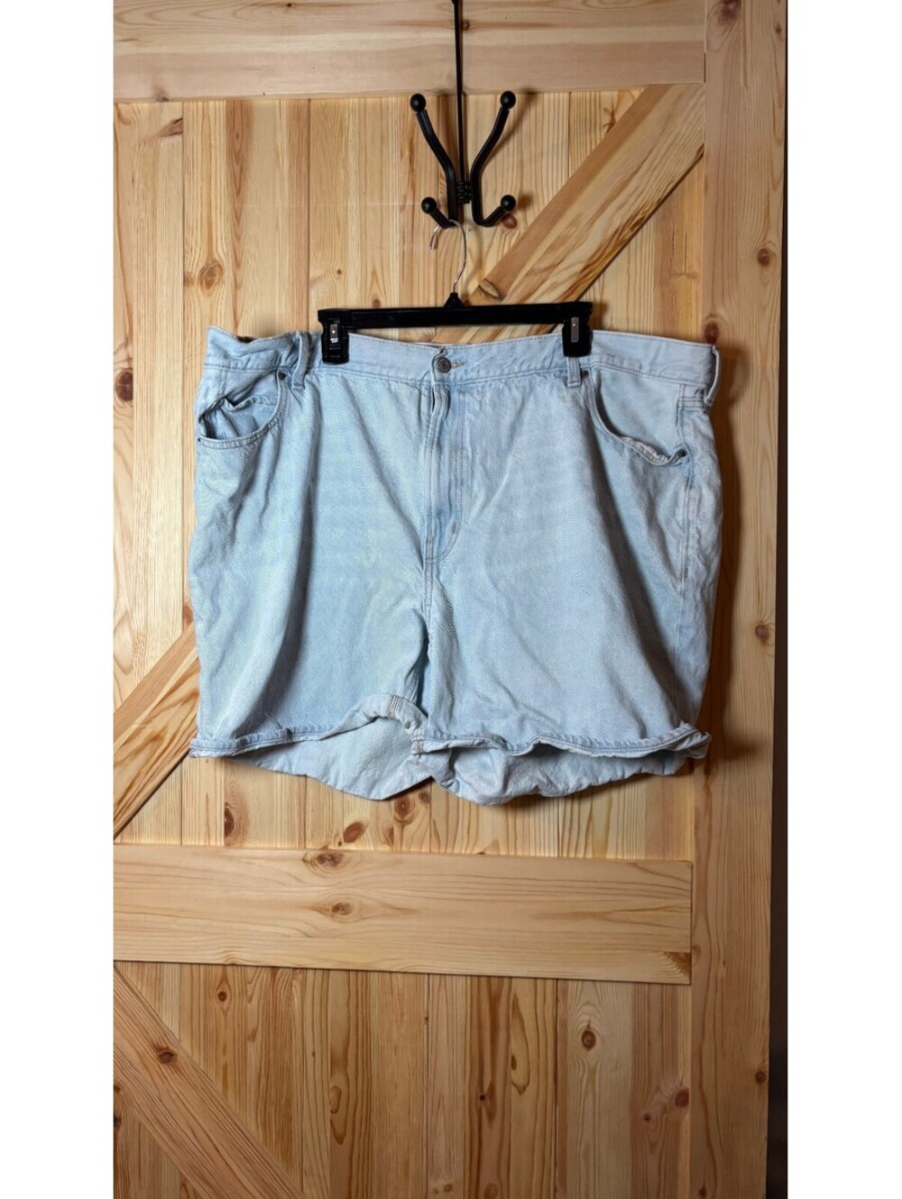 Old Navy Light Blue Denim High Rise Shorts Size 24